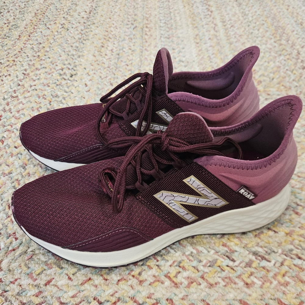 New Balance Women's Burgundy Running Shoes - Picture 8 of 10
